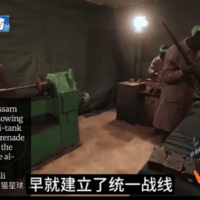The manufacture of the al-Ghoul sniper rifle (bottom), via Bilibili military analyst 黑猫星球 (Black Cat Planet)